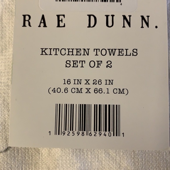 RAE DUNN “SPOOKY” “BOO” 2PC KITCHEN TOWEL SET - Picture 11 of 11